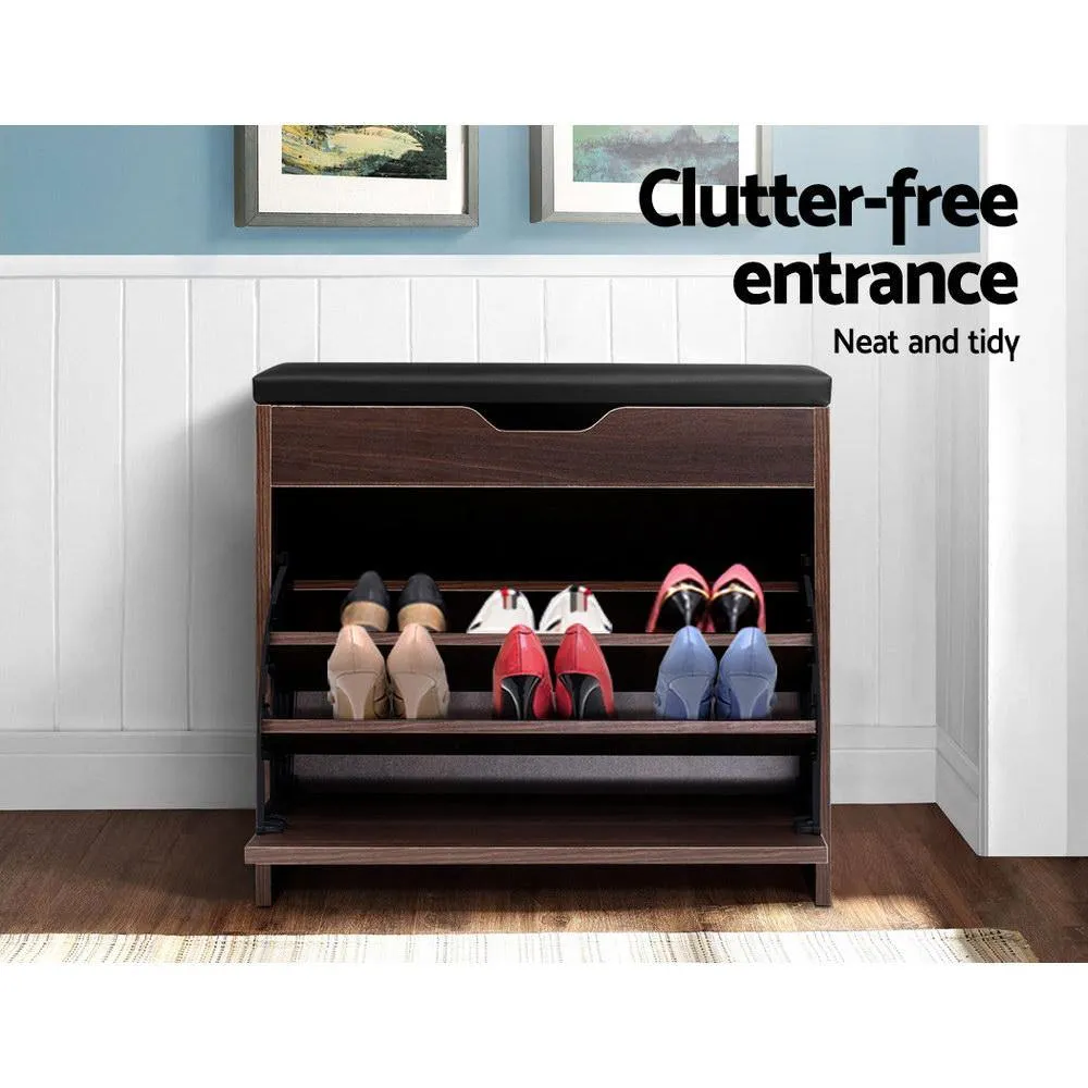 12 Pairs Shoe Cabinet Organiser Bench