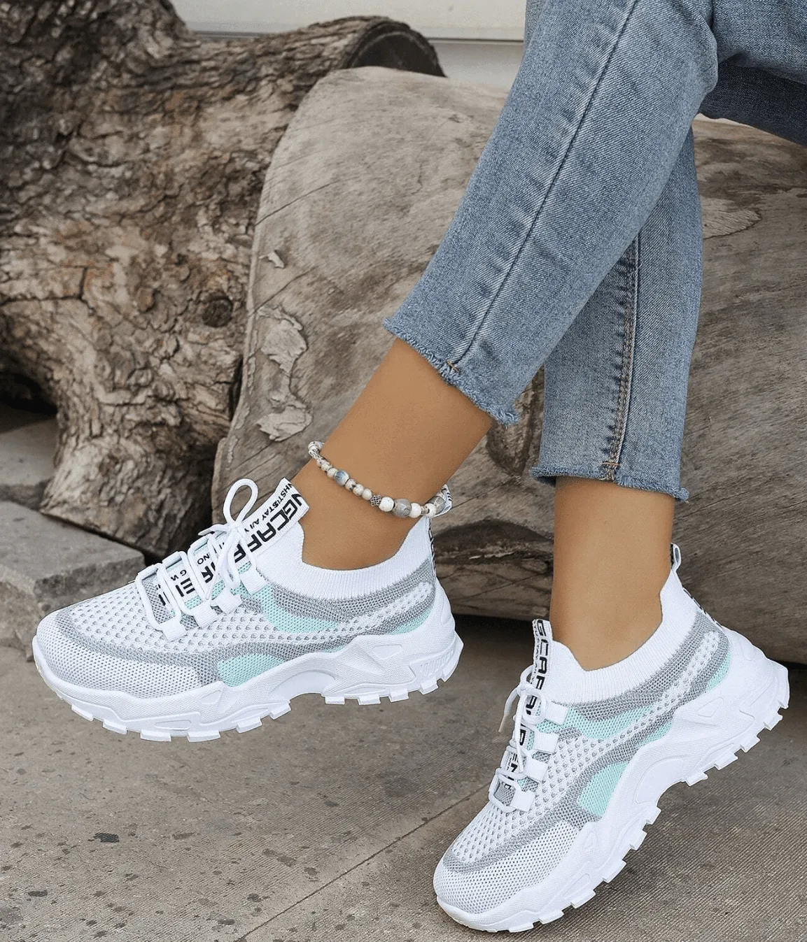 2025 Women’s Chunky Sneakers – Lightweight, Breathable Fashion Sports Shoes for Gym & Walking