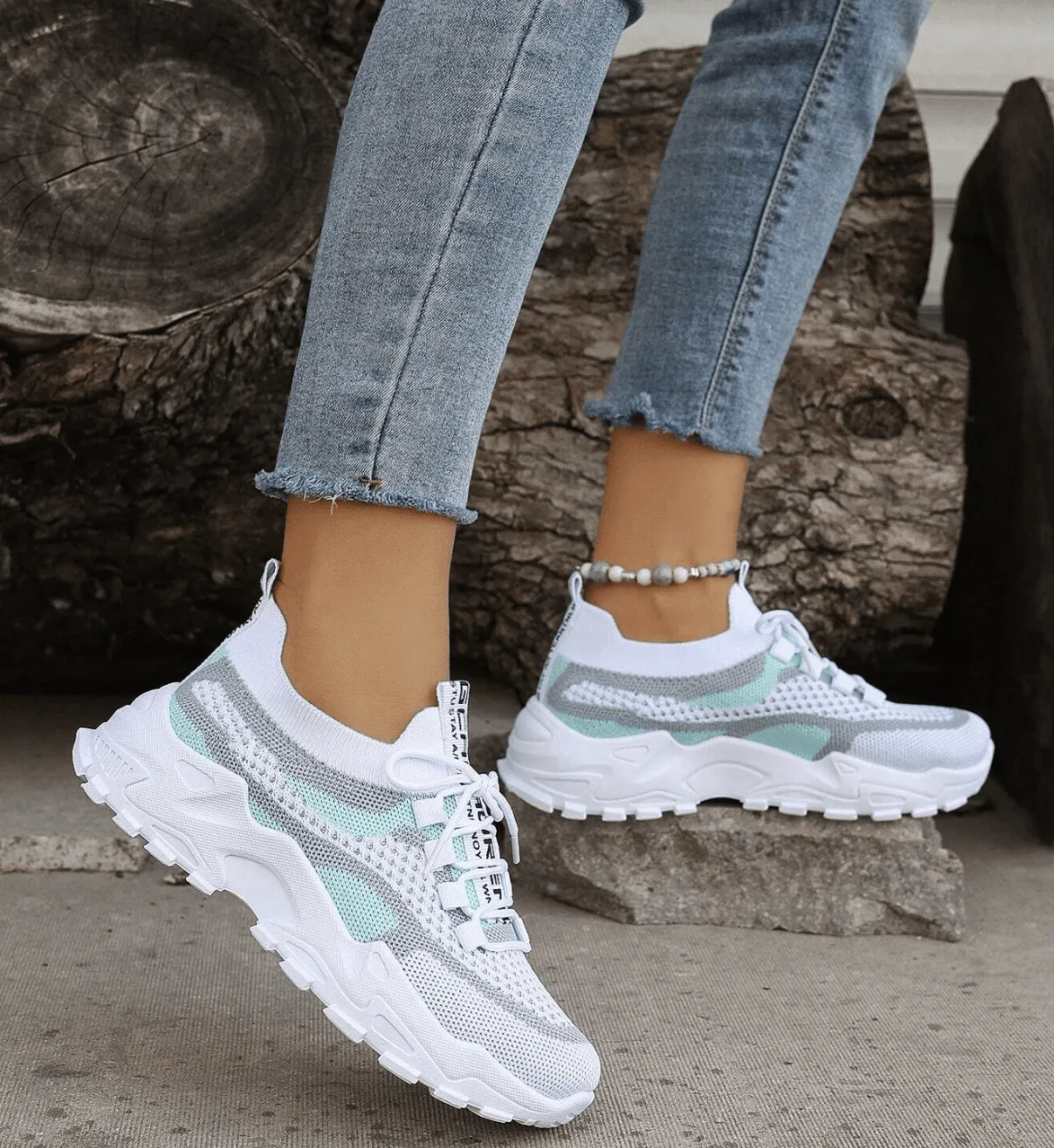2025 Women’s Chunky Sneakers – Lightweight, Breathable Fashion Sports Shoes for Gym & Walking