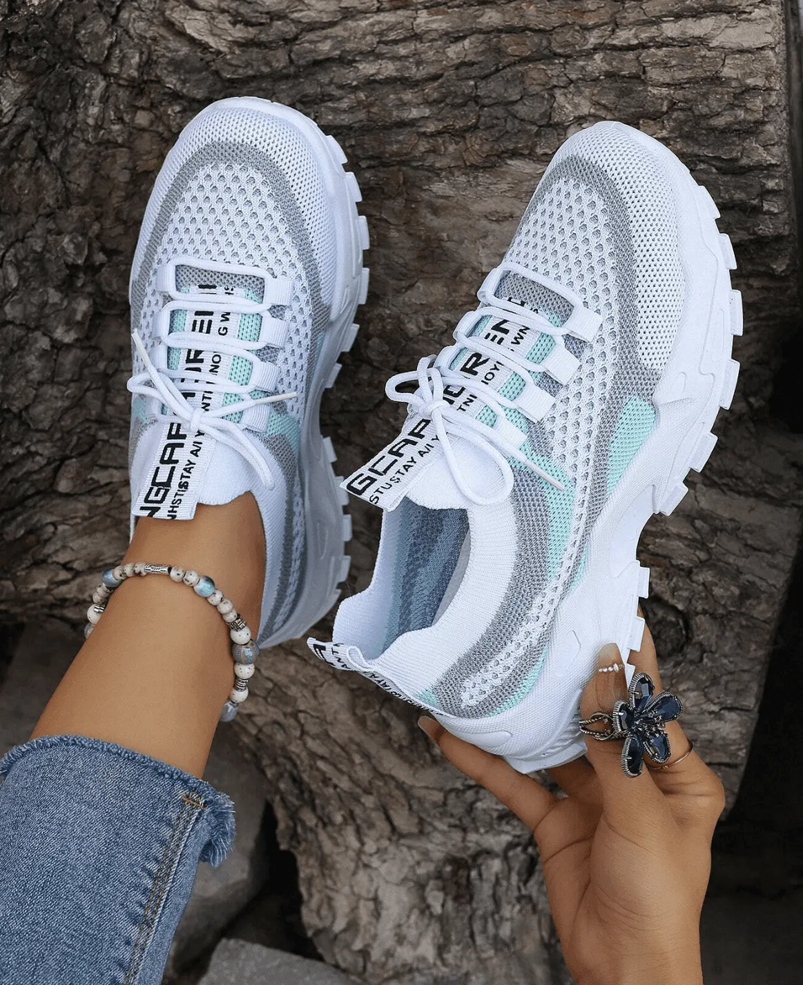 2025 Women’s Chunky Sneakers – Lightweight, Breathable Fashion Sports Shoes for Gym & Walking