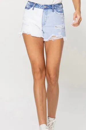 ACCLAIMED HIRISE COLOR BLOCK SHORTS