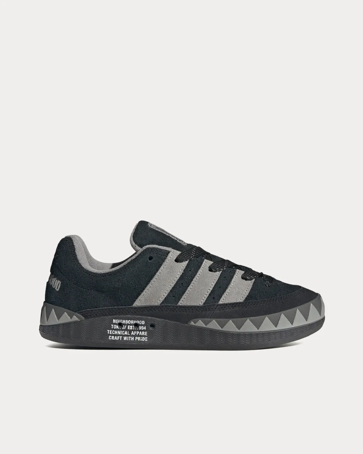 Adimatic Core Black / Charcoal Solid Grey / Dgh Solid Grey Low Top Sneakers