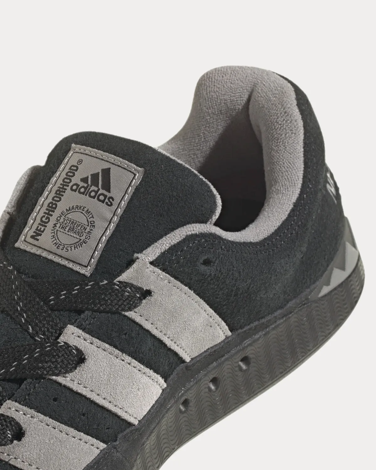 Adimatic Core Black / Charcoal Solid Grey / Dgh Solid Grey Low Top Sneakers