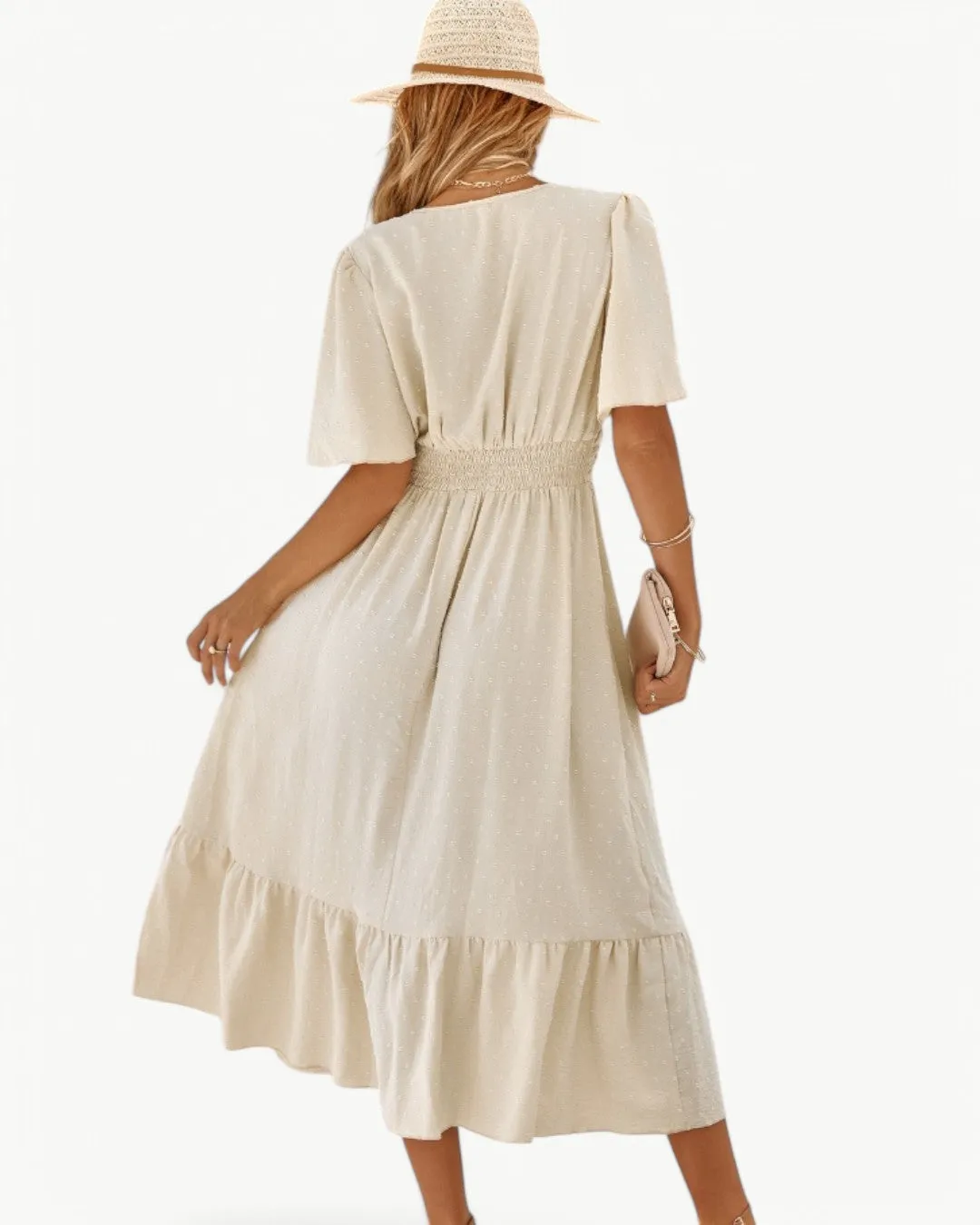 Alitzel  Stylish V-Neck Dress
