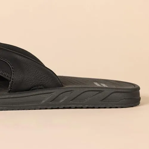 Amazon Essentials Men's Flip Flop Sandal, Black, 7