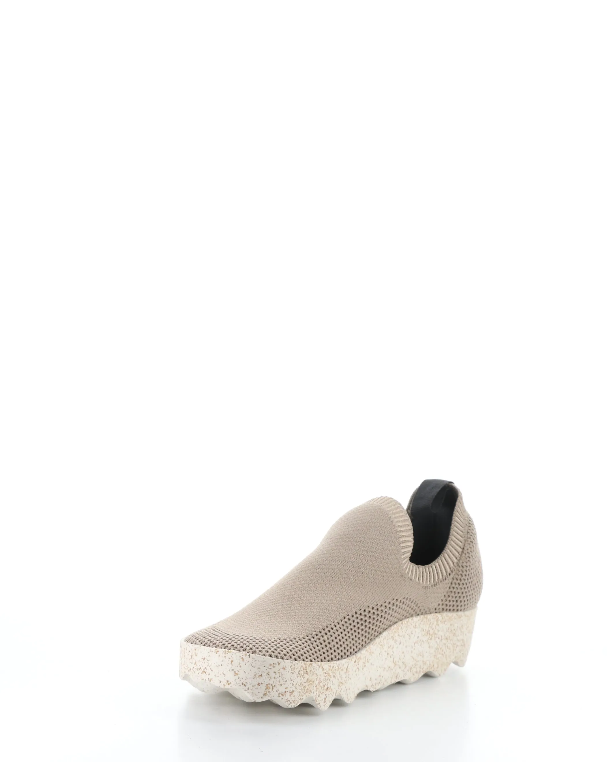 Asportuguesas "Clip" Taupe stretch slip on