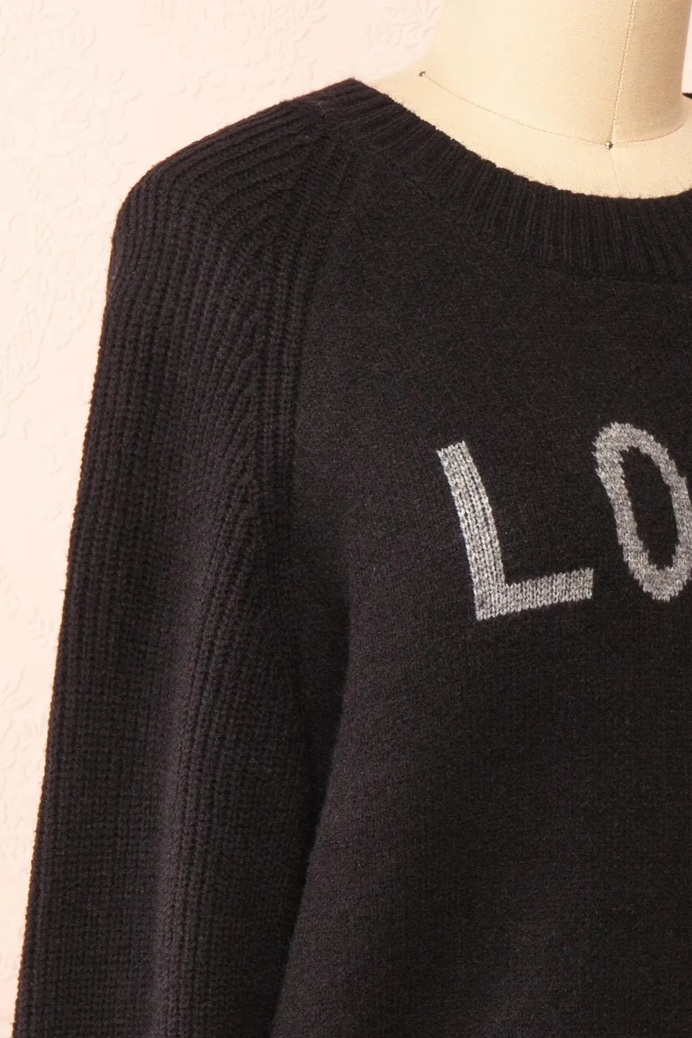 Azalea Black | Knit Sweater
