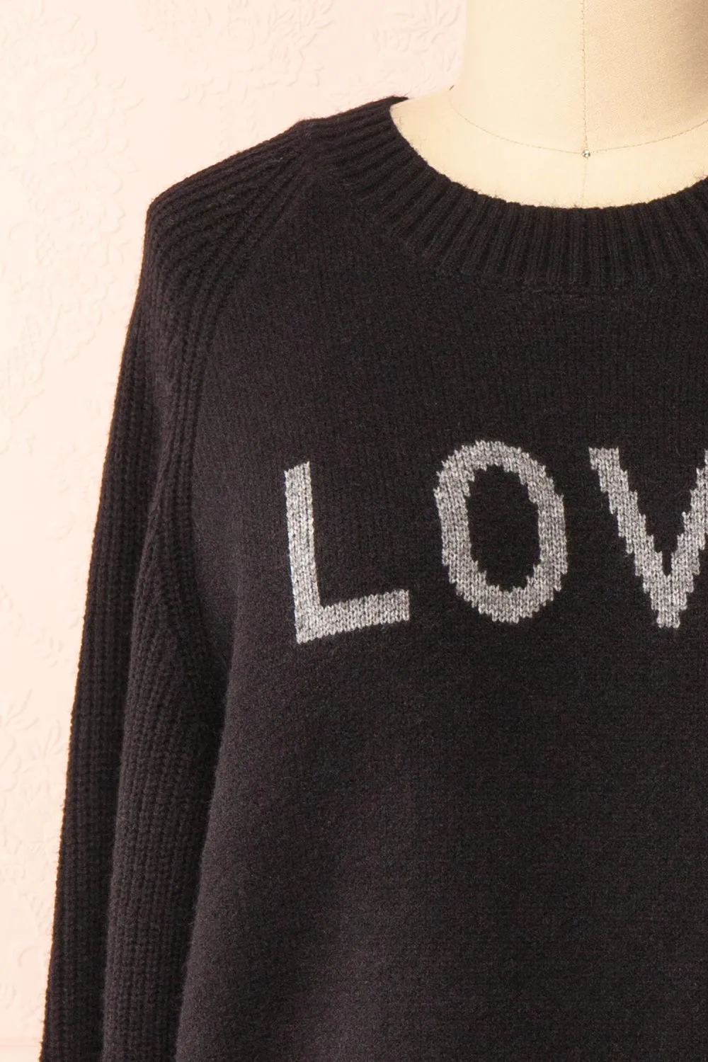 Azalea Black | Knit Sweater
