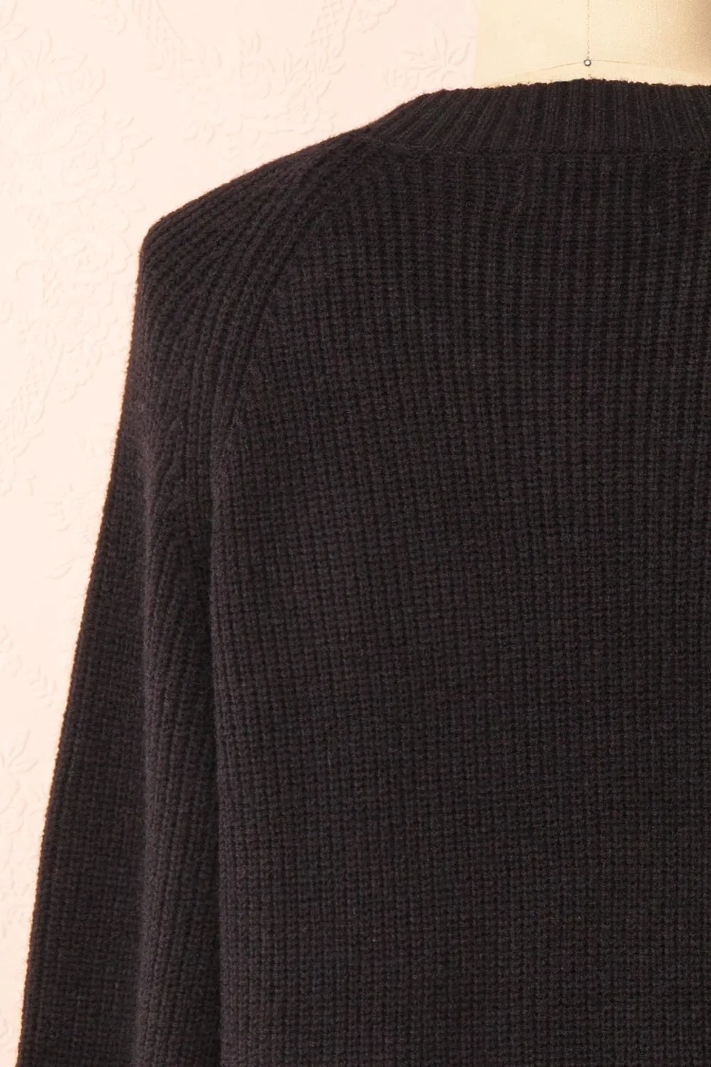 Azalea Black | Knit Sweater