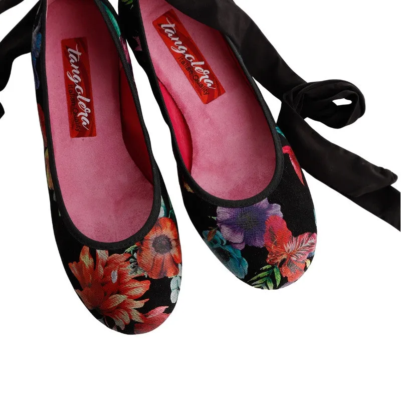 Ballerina - Black Flowers