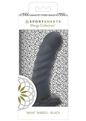 Banx Ribbed Hollow Dildo