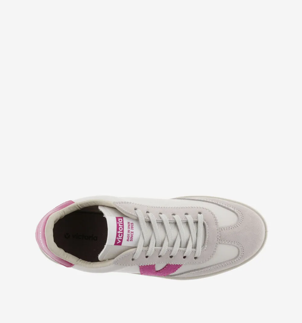 BERLÍN FAUX LEATHER & SPLIT LEATHER FUCHSIA