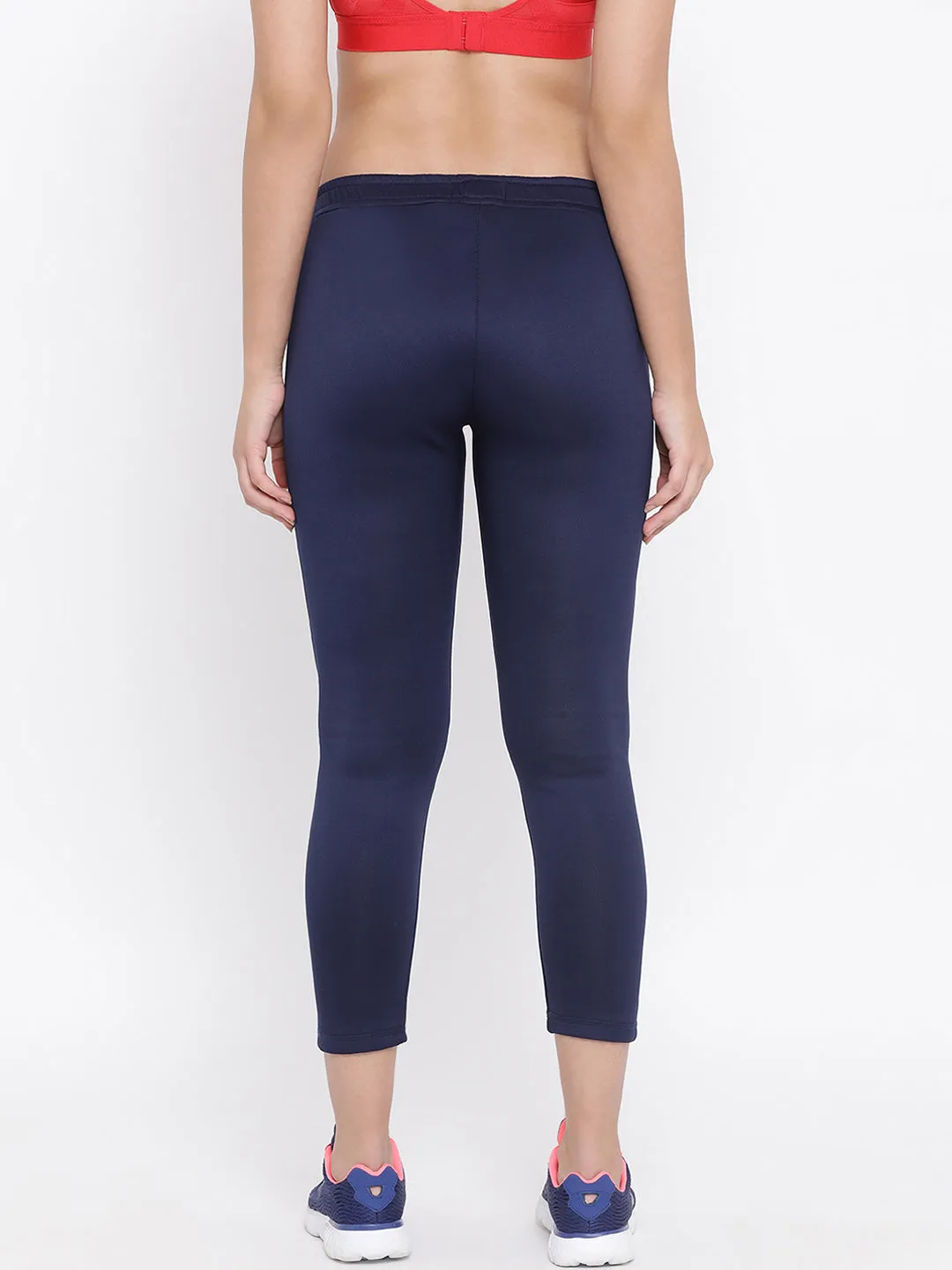 Blue Athleisure Tights