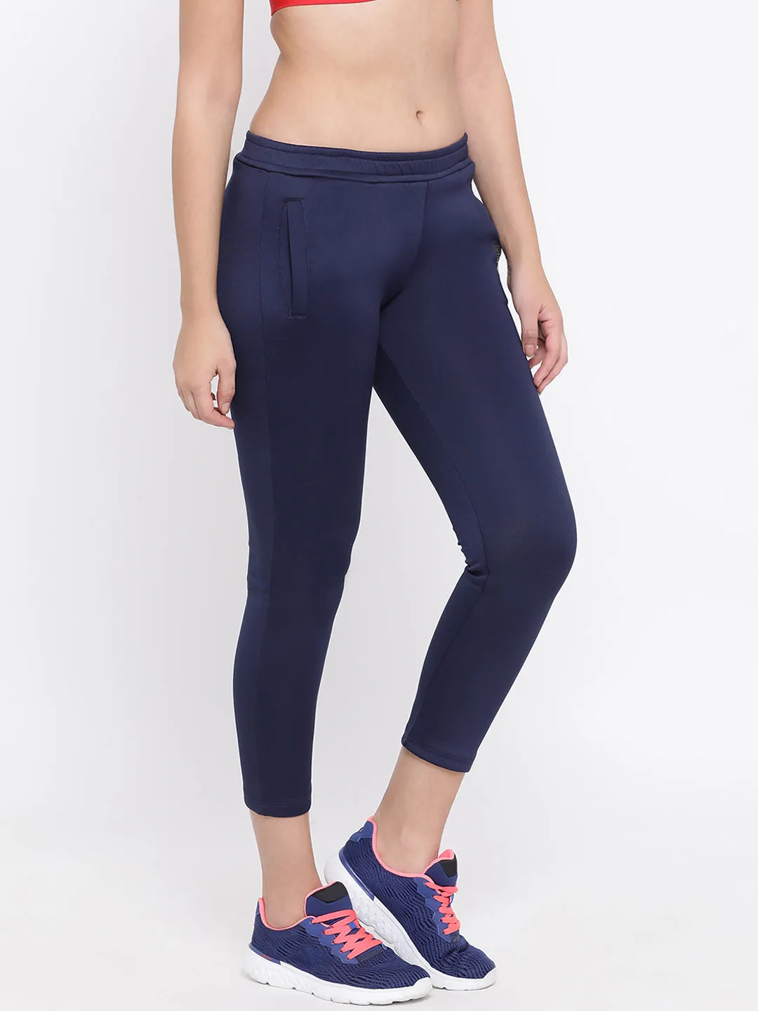 Blue Athleisure Tights