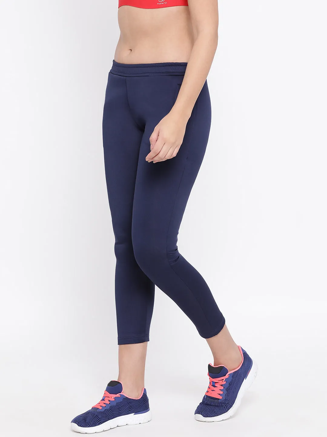 Blue Athleisure Tights
