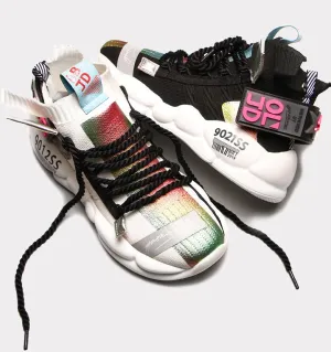 BOOPDO BOOST HEEL PANELED TRAINERS