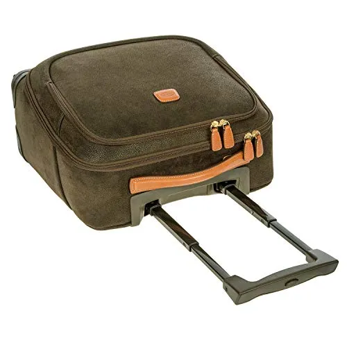 Bric's Life International Laptop Pilot Case Spinner Carry-On - Olive