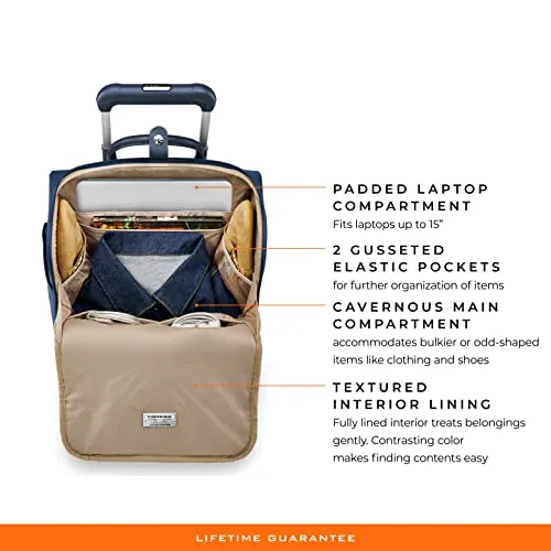 Briggs & Riley Rhapsody Softside Underseat Carry On Cabin Spinner