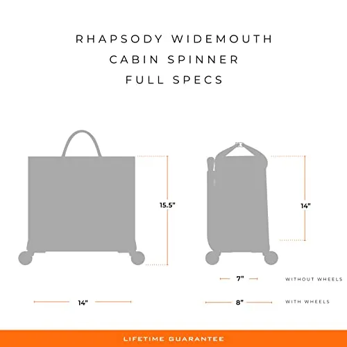 Briggs & Riley Rhapsody Softside Underseat Carry On Cabin Spinner