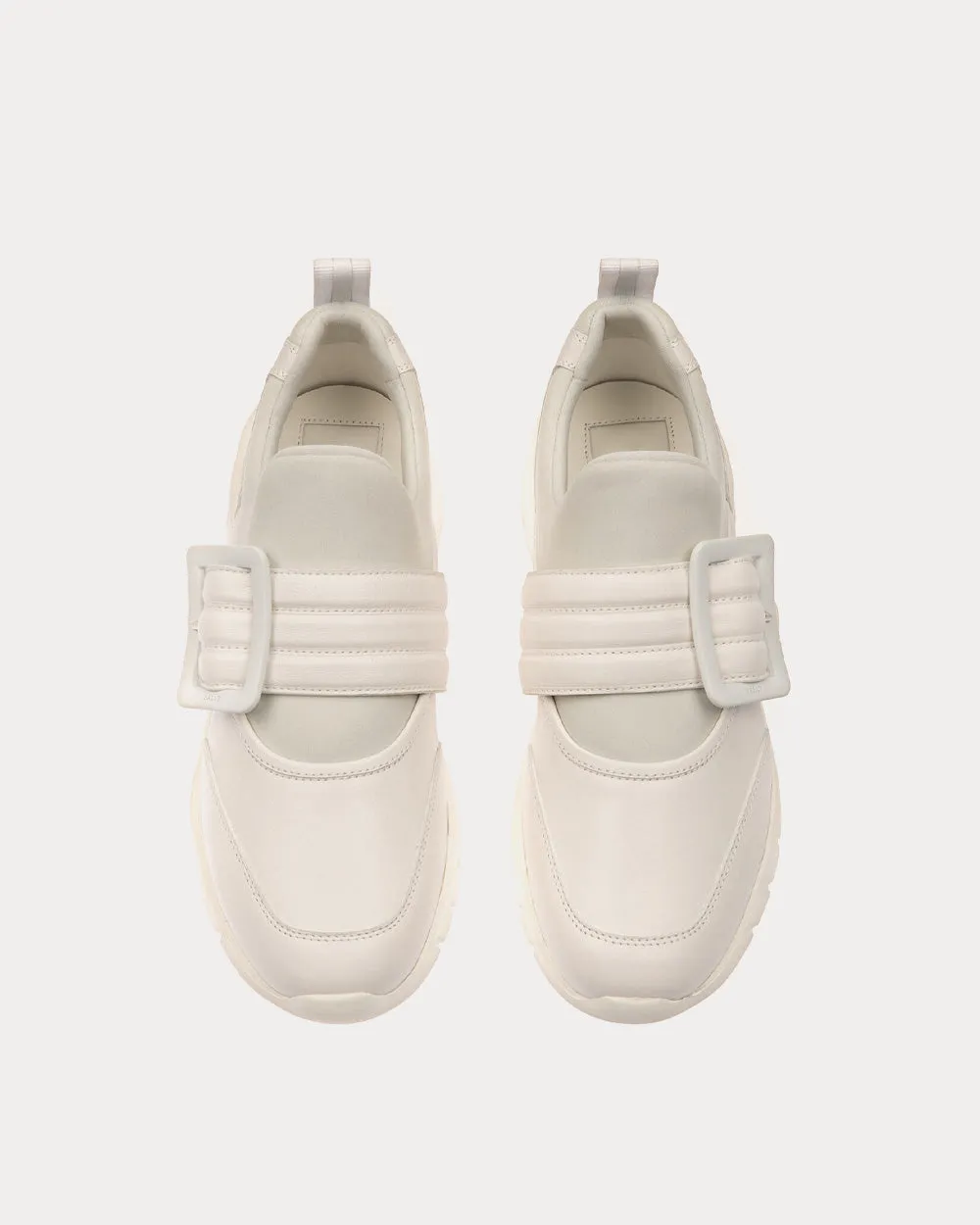 Brinelle White Low Top Sneakers