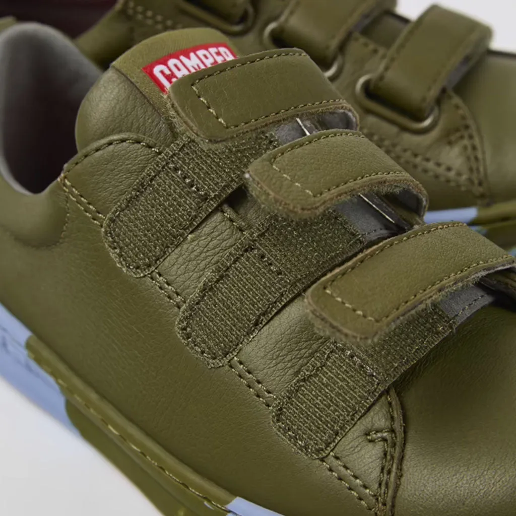 Camper For Kids Velcro Strap With Print Sole Trainers