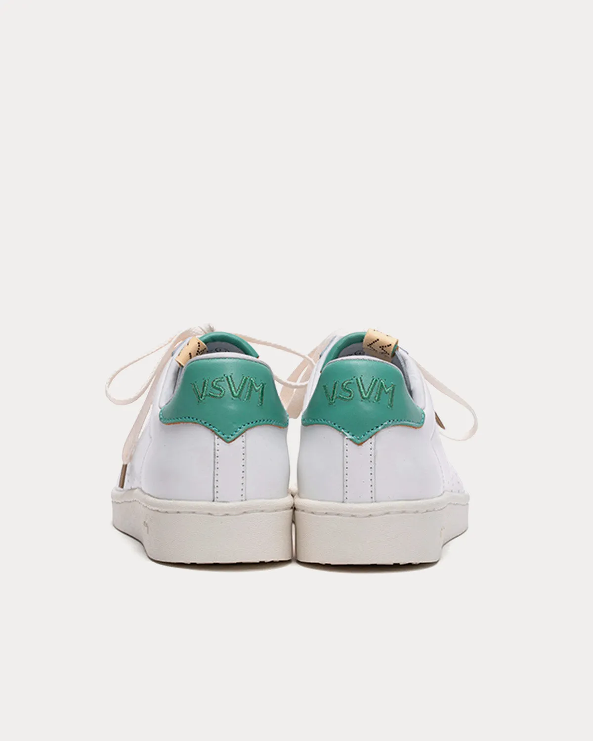 Corda Folk White / Light Green Low Top Sneakers