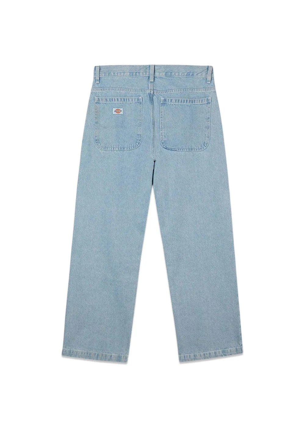 DOUBLE KNEE DENIM PANT - Light Wash