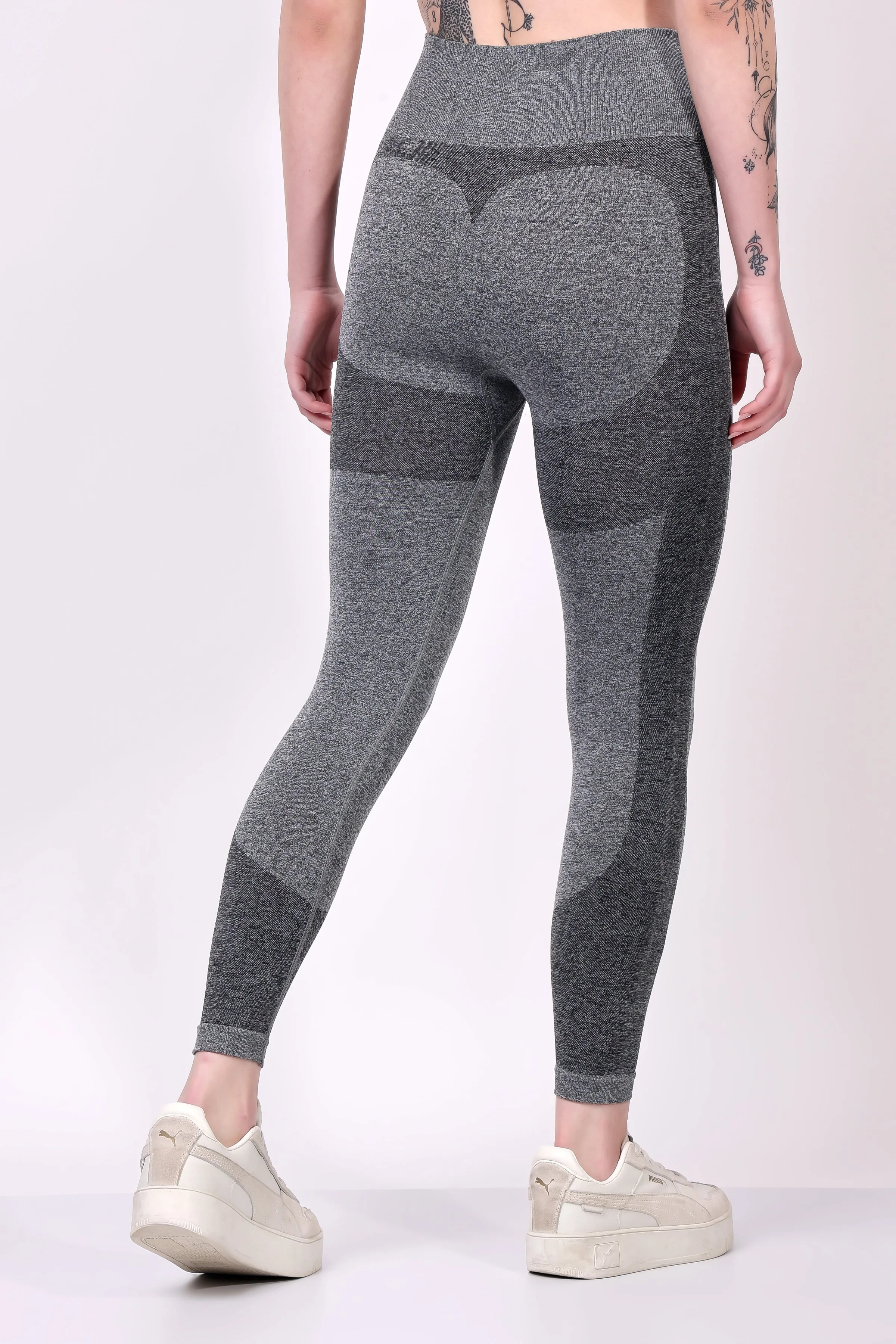 Elevé Seamless Set - Heather Grey