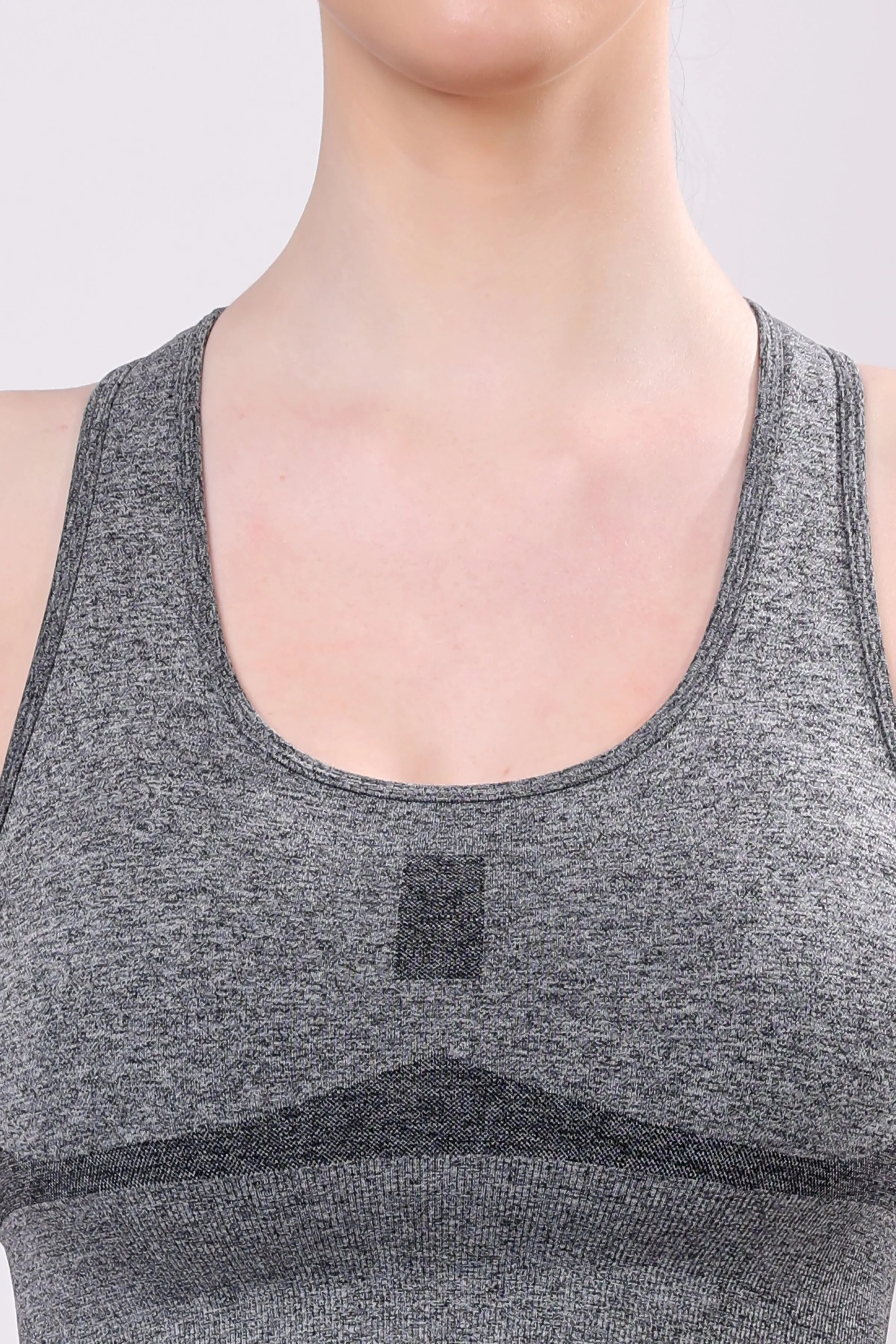 Elevé Seamless Set - Heather Grey