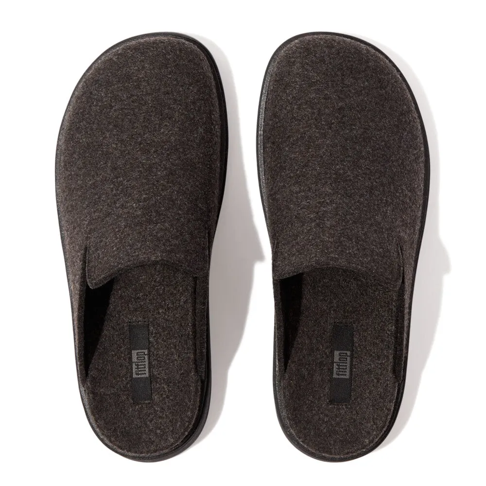 FitFlop Gen-FF e01 Mens Felt Mules Black