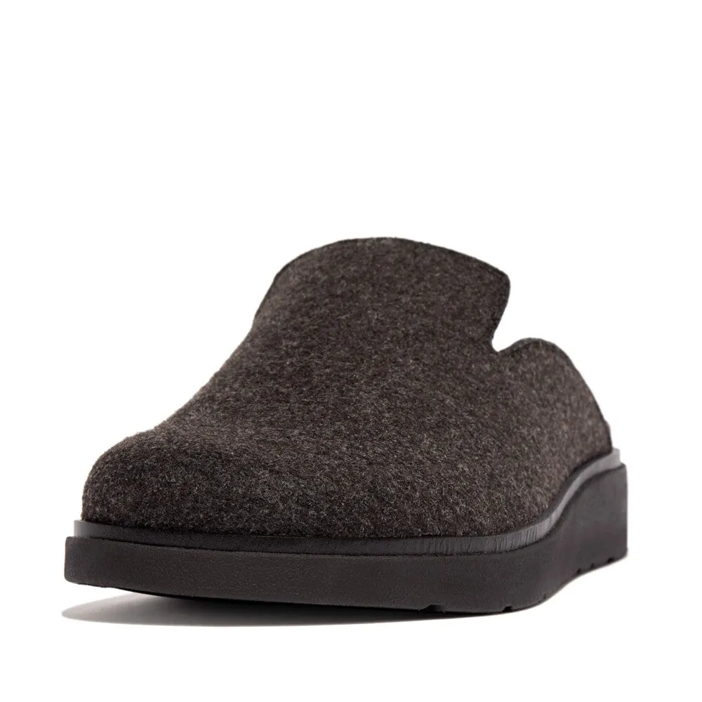 FitFlop Gen-FF e01 Mens Felt Mules Black
