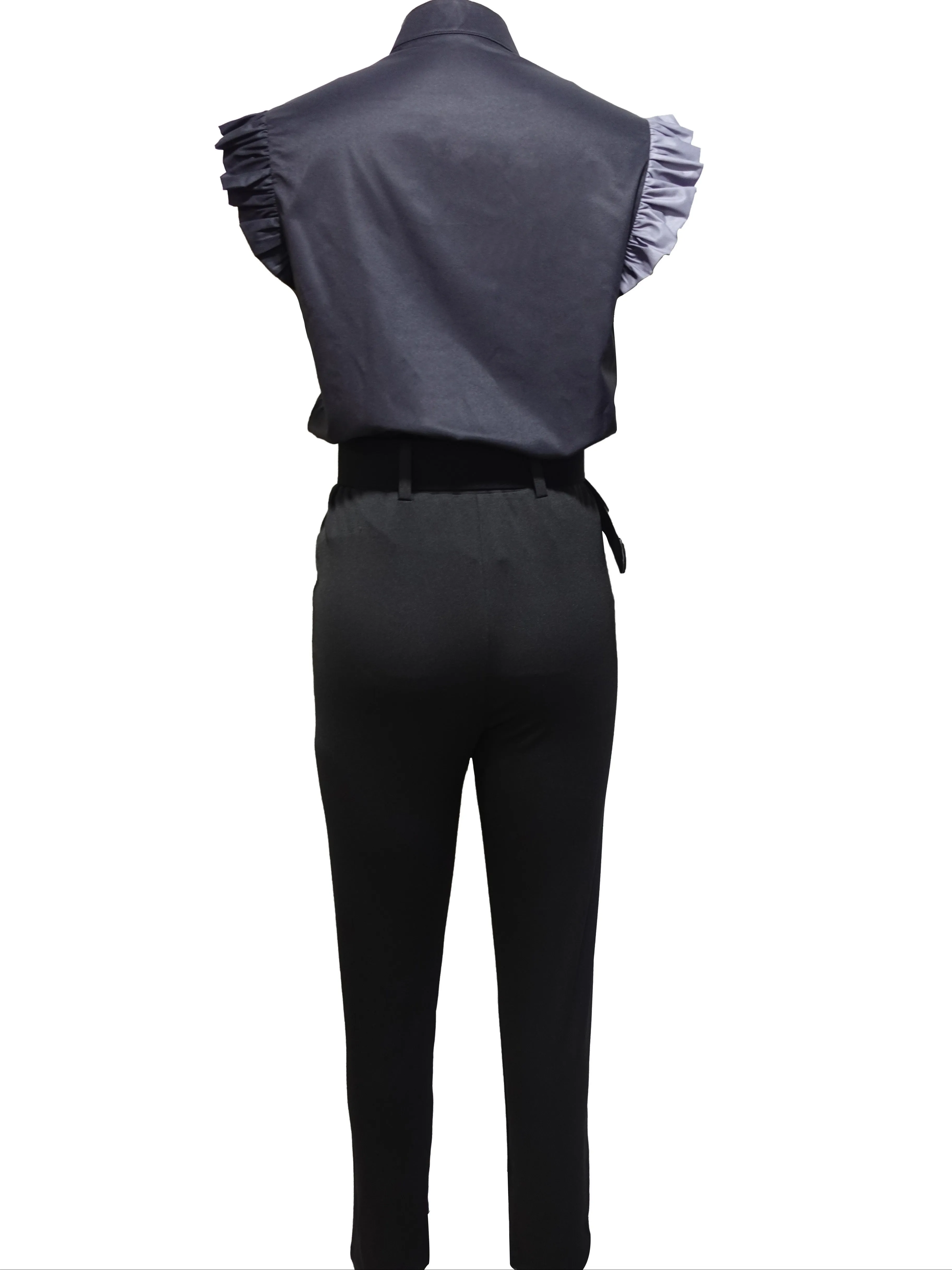 Florabel - Stylish Ruffle-Sleeve Set