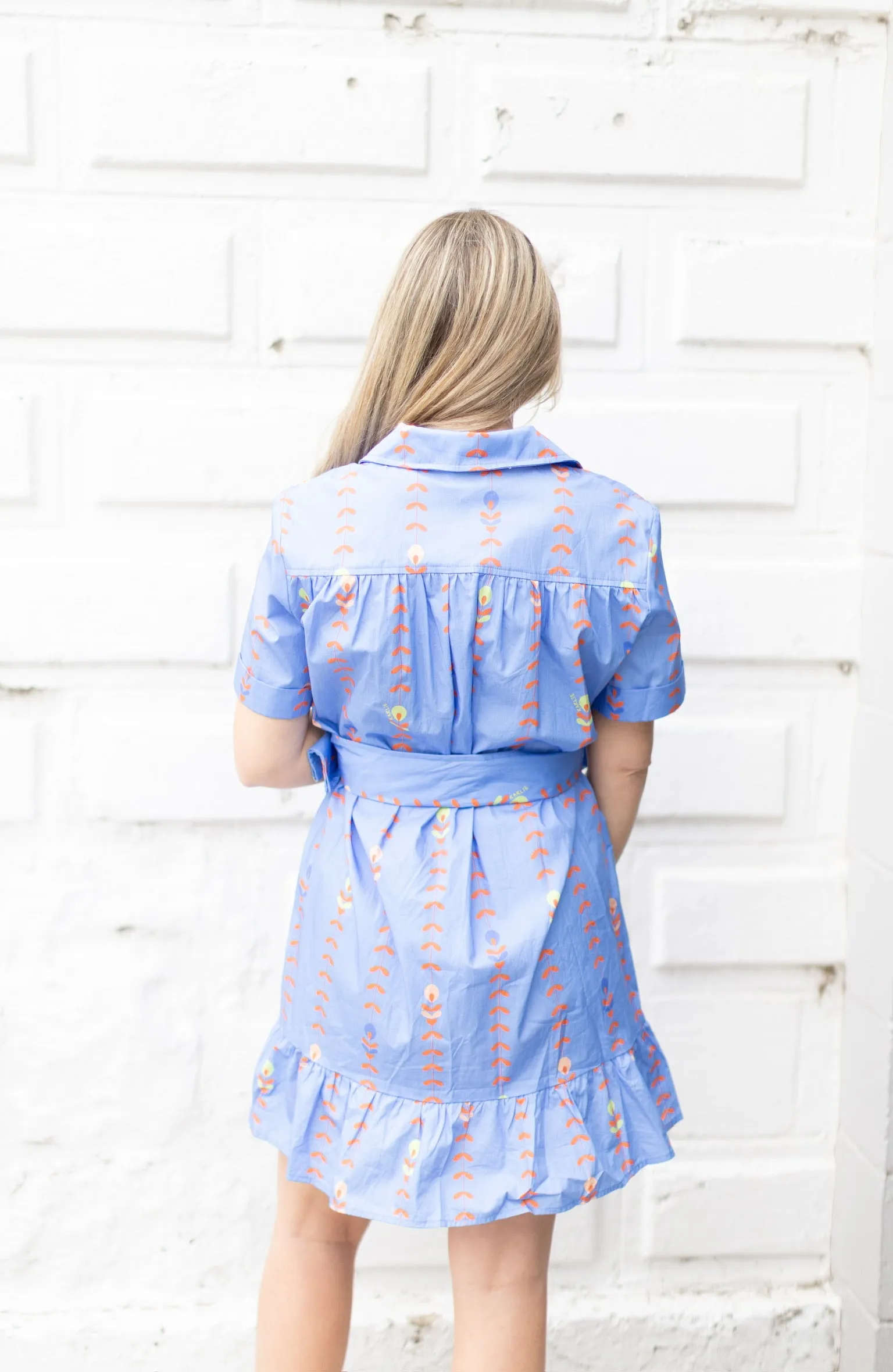 Floral Vine Shirt Dress | Karlie