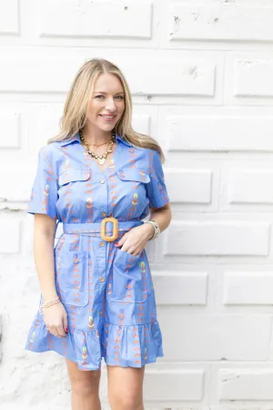 Floral Vine Shirt Dress | Karlie