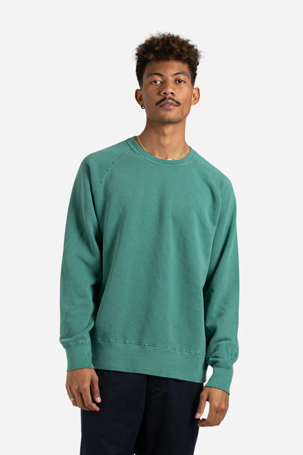 Freedom Sweatshirt Crewneck 8 oz Pigment - Evergreen