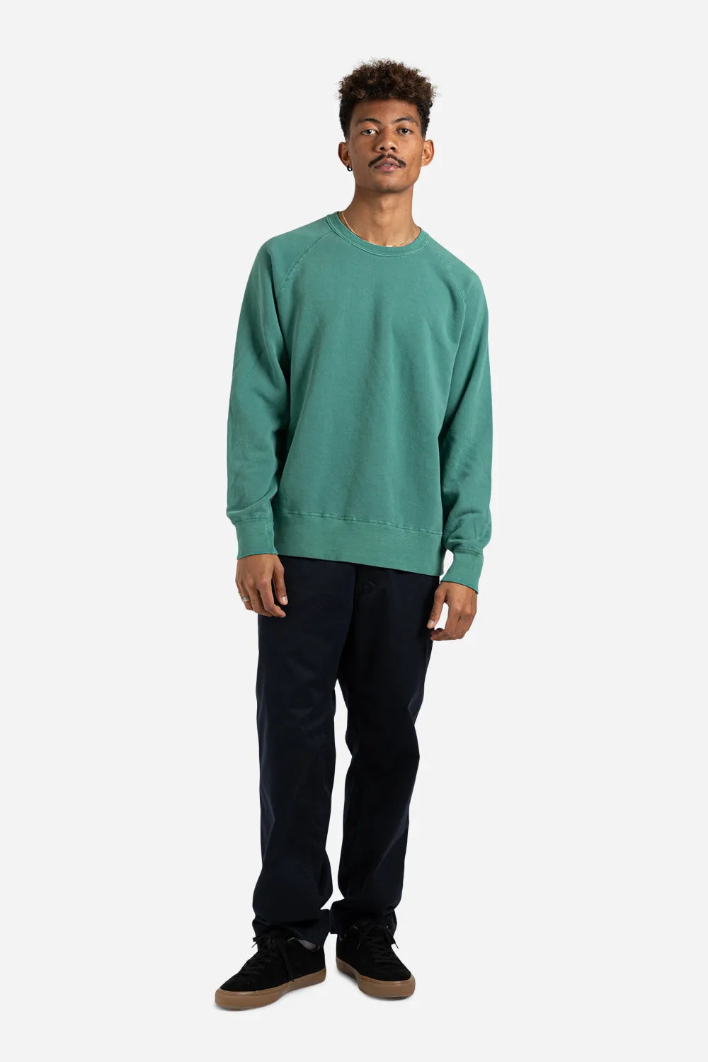 Freedom Sweatshirt Crewneck 8 oz Pigment - Evergreen
