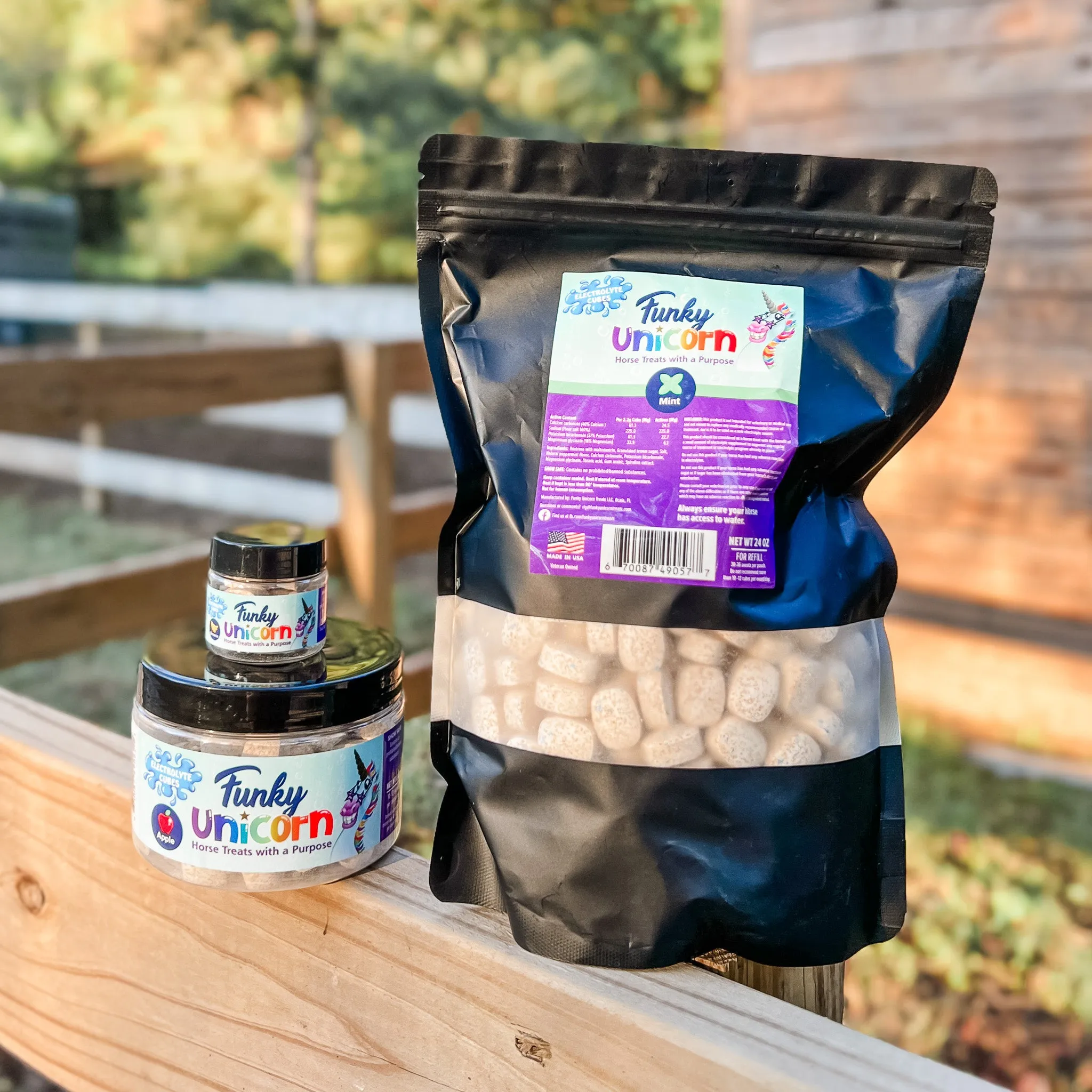 Funky Unicorn Electrolyte Cubes - Apple - Trainers Pack