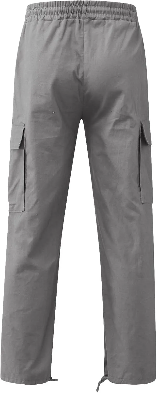 Fxbar Mens Cargo Pants Baggy Outdoor Waterproof Hiking Work Pants Stretch Multi Pockets Lightweight Classic Tactical Pants