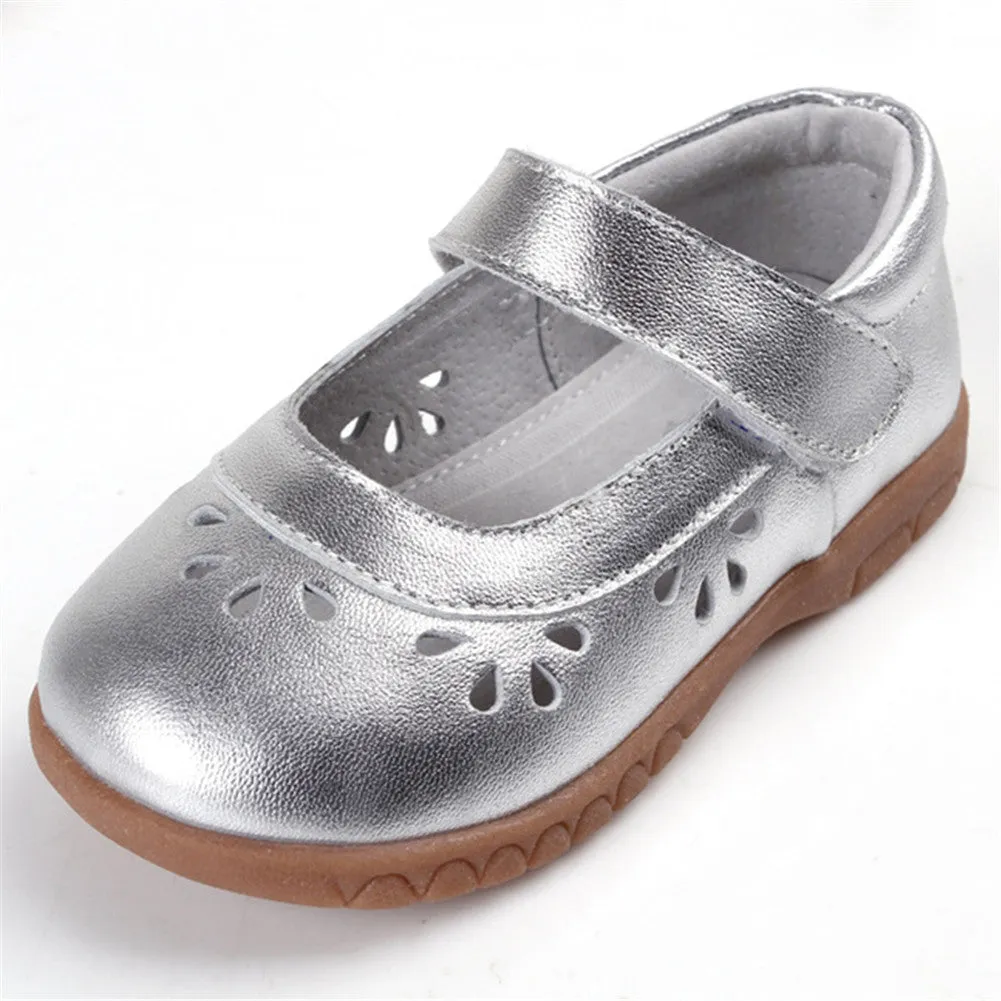 Girl's Round Toe Mary Jane Flat Princess Shoes(Toddler/Little Kid)