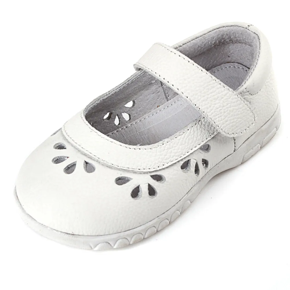 Girl's Round Toe Mary Jane Flat Princess Shoes(Toddler/Little Kid)