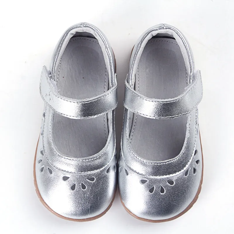 Girl's Round Toe Mary Jane Flat Princess Shoes(Toddler/Little Kid)
