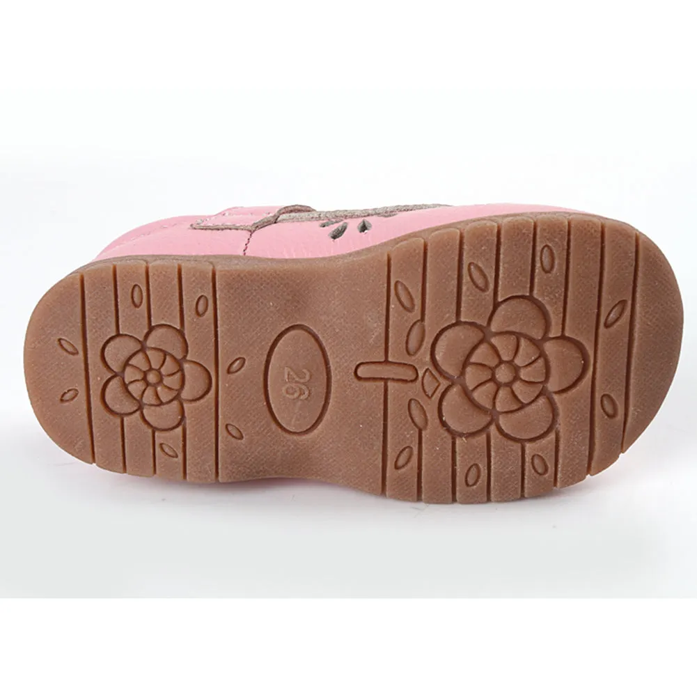 Girl's Round Toe Mary Jane Flat Princess Shoes(Toddler/Little Kid)