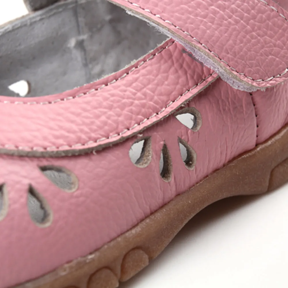 Girl's Round Toe Mary Jane Flat Princess Shoes(Toddler/Little Kid)