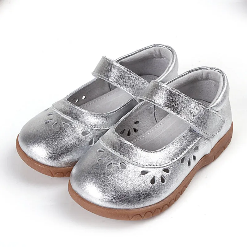 Girl's Round Toe Mary Jane Flat Princess Shoes(Toddler/Little Kid)