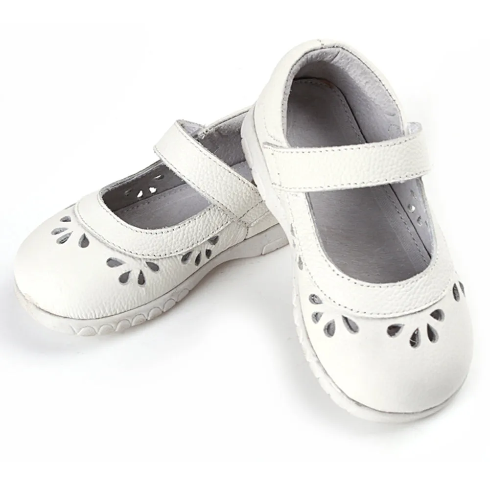 Girl's Round Toe Mary Jane Flat Princess Shoes(Toddler/Little Kid)