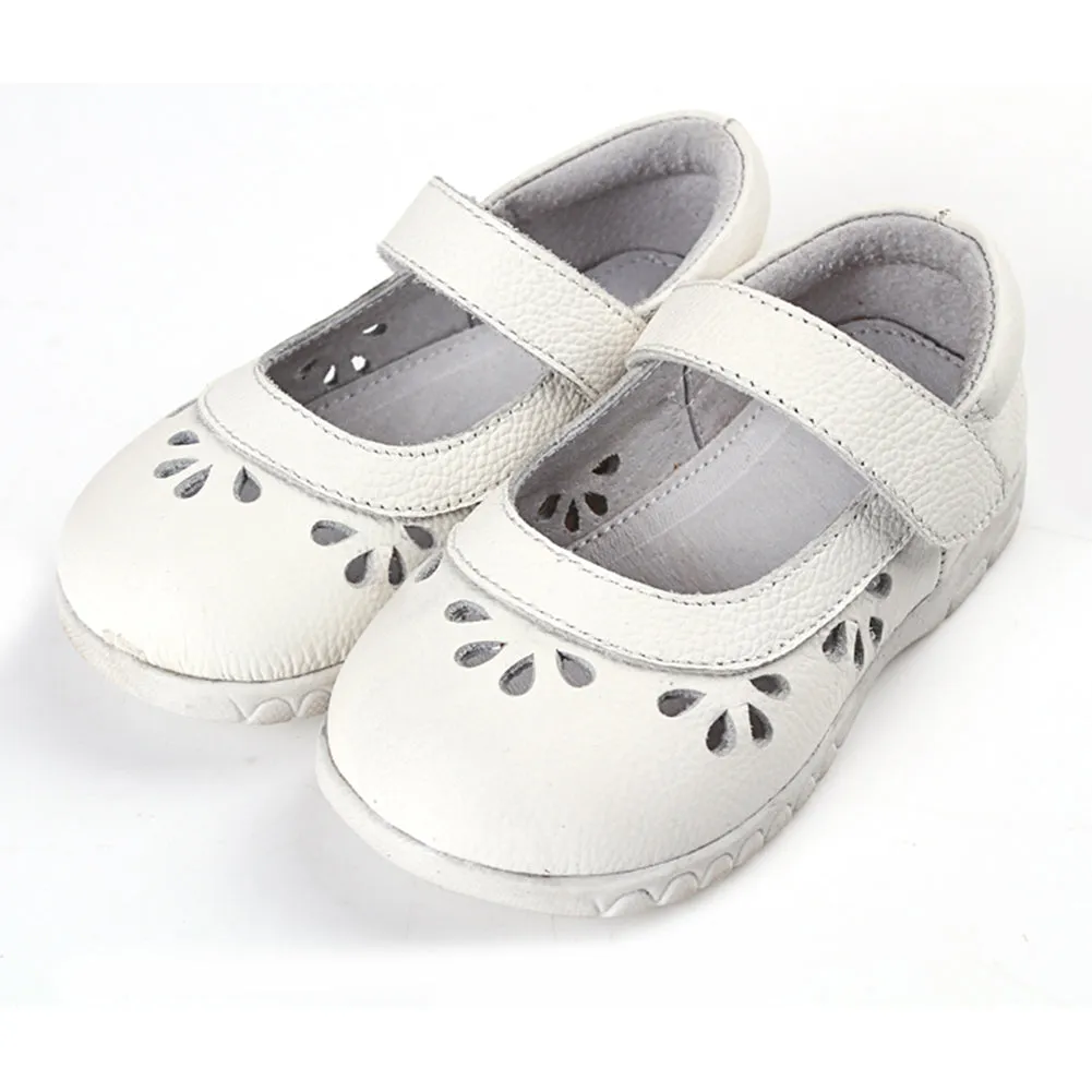 Girl's Round Toe Mary Jane Flat Princess Shoes(Toddler/Little Kid)