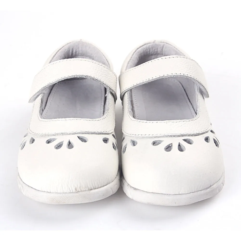 Girl's Round Toe Mary Jane Flat Princess Shoes(Toddler/Little Kid)