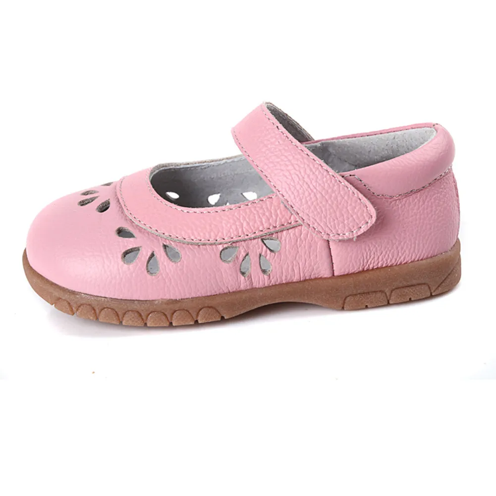 Girl's Round Toe Mary Jane Flat Princess Shoes(Toddler/Little Kid)