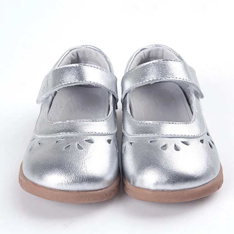 Girl's Round Toe Mary Jane Flat Princess Shoes(Toddler/Little Kid)