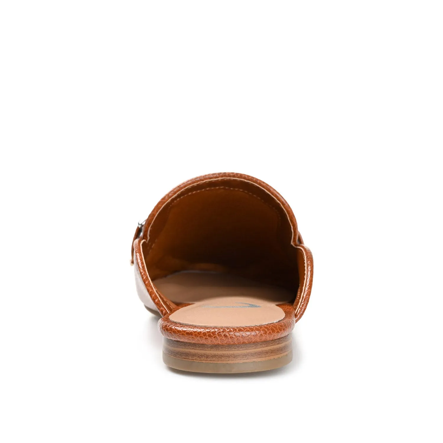 HAZINA MULED LOAFER FLATS IN LIZARD